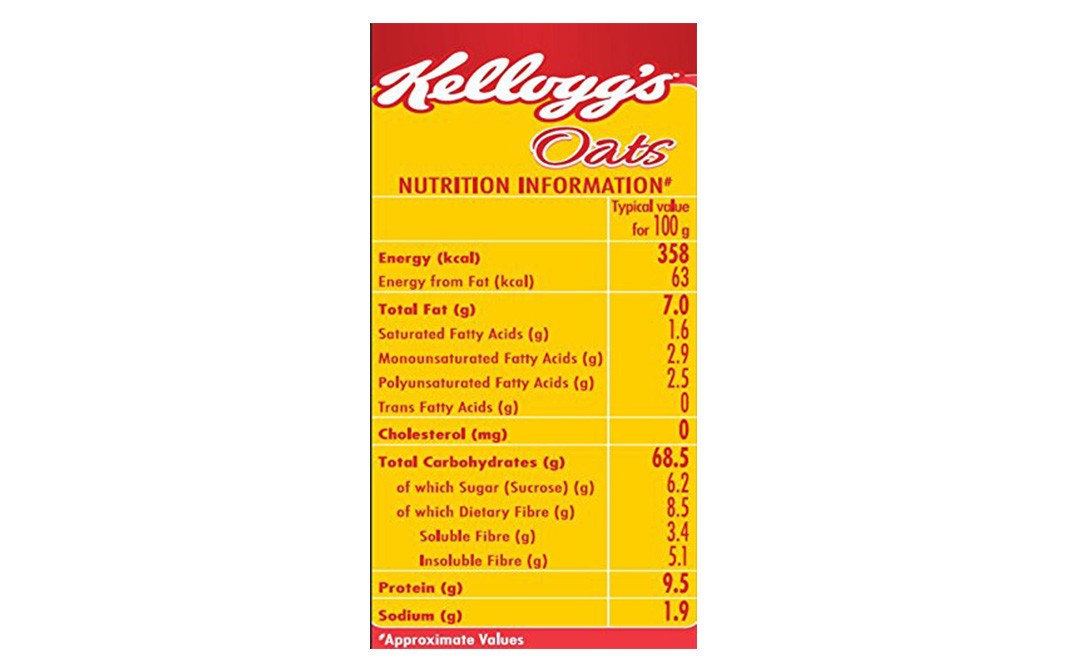 Kellogg's Oats Chatpata Tomato   Box  500 grams